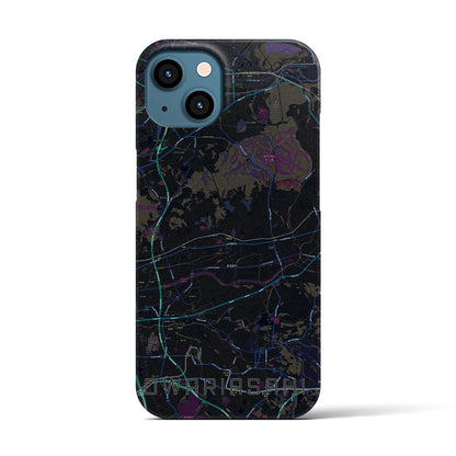 【尾張旭（愛知県）】地図柄iPhoneケース（バックカバータイプ）