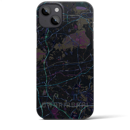 【尾張旭（愛知県）】地図柄iPhoneケース（バックカバータイプ）