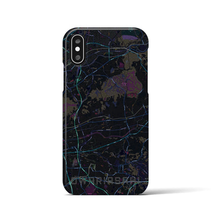 【尾張旭（愛知県）】地図柄iPhoneケース（バックカバータイプ）