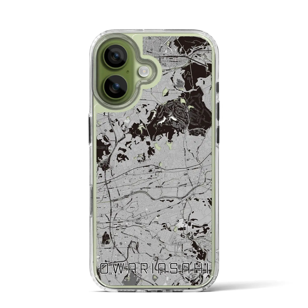 【尾張旭（愛知県）】地図柄iPhoneケース（MagSafeタイプ）