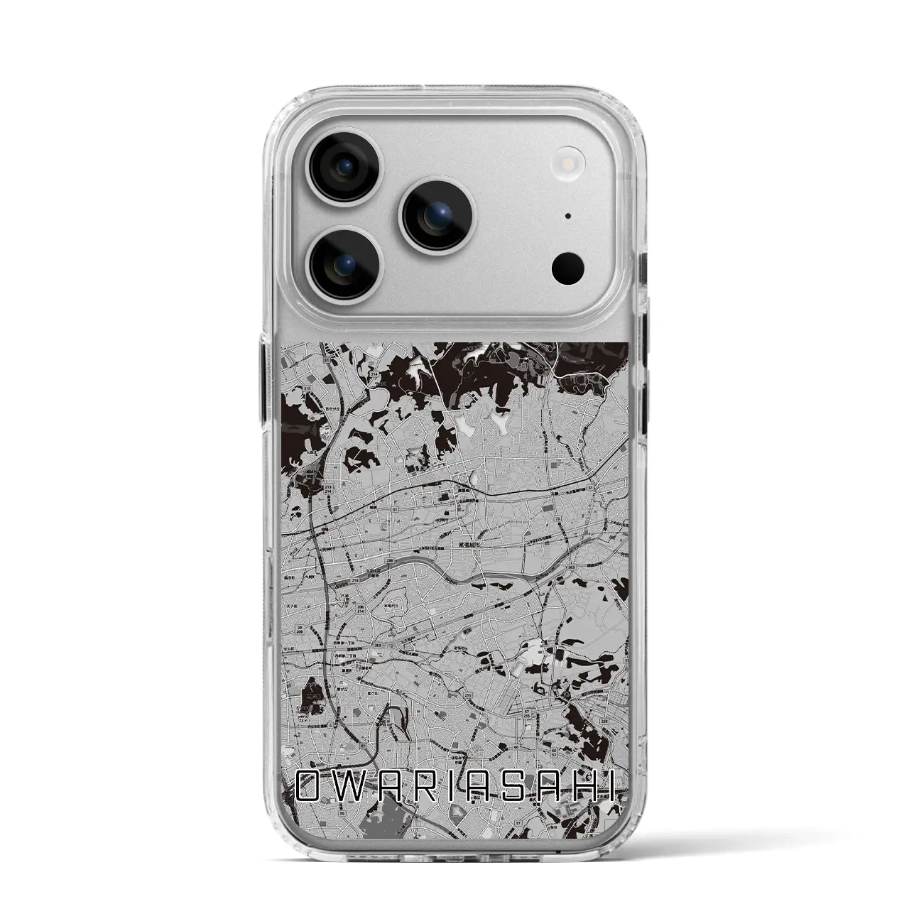 【尾張旭（愛知県）】地図柄iPhoneケース（MagSafeタイプ）