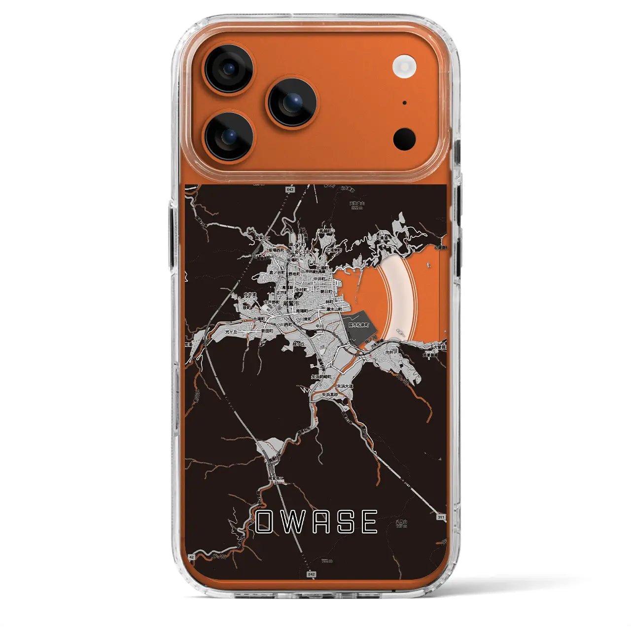 【尾鷲2（三重県）】地図柄iPhoneケース（MagSafeタイプ）