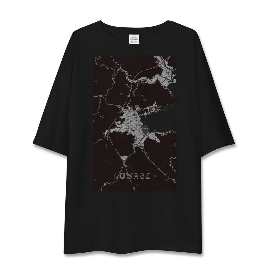 【尾鷲(三重県)】地図柄ビッグシルエットTシャツ