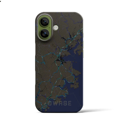 【尾鷲（三重県）】地図柄iPhoneケース（バックカバータイプ）