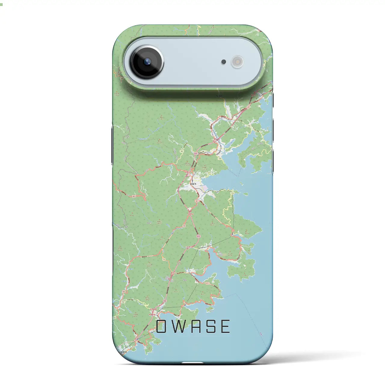 【尾鷲（三重県）】地図柄iPhoneケース（バックカバータイプ）