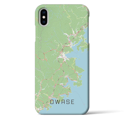 【尾鷲（三重県）】地図柄iPhoneケース（バックカバータイプ）