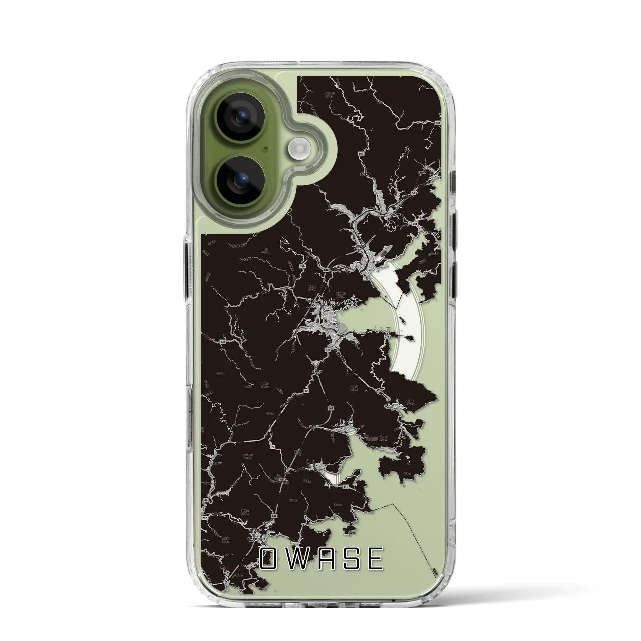 【尾鷲（三重県）】地図柄iPhoneケース（MagSafeタイプ）