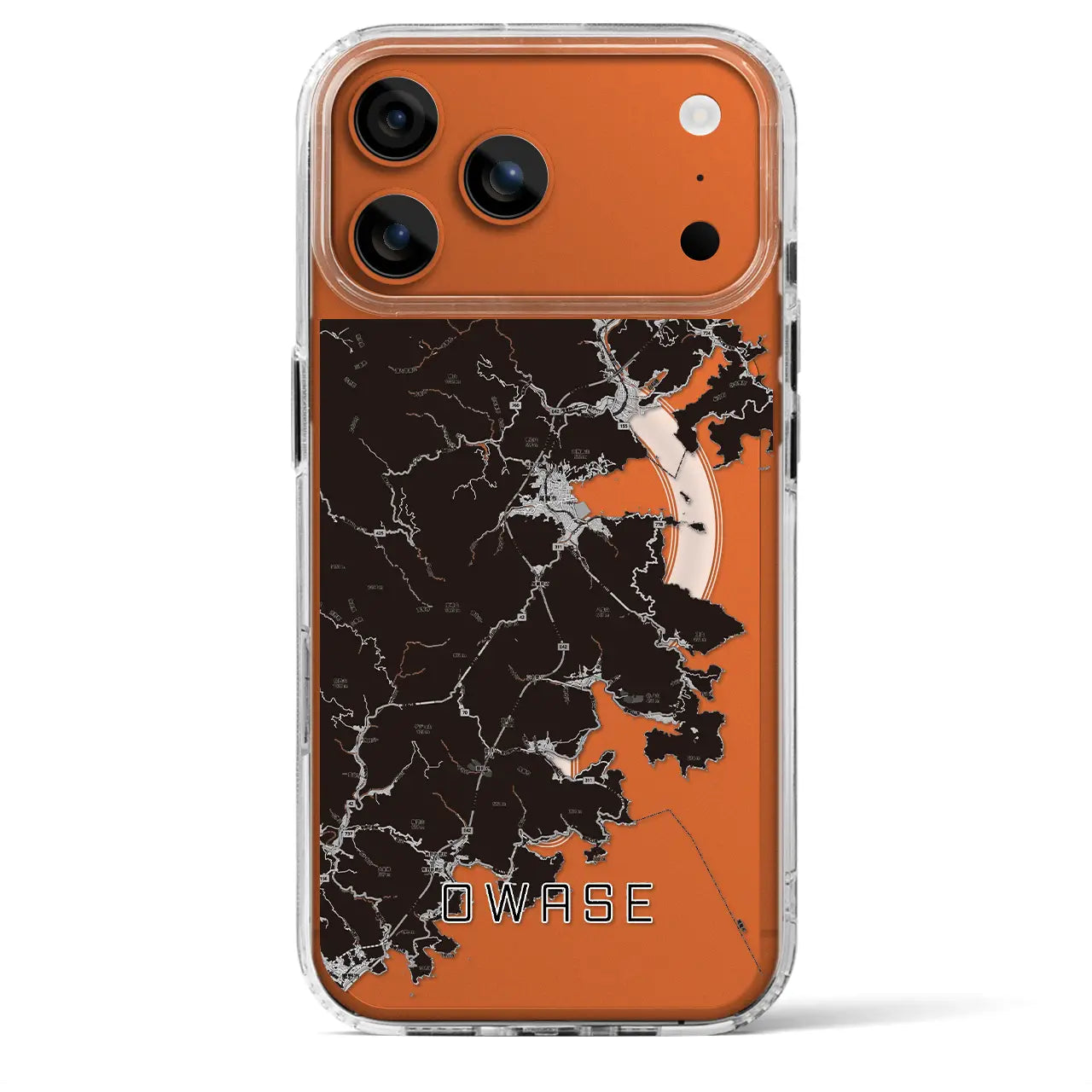 【尾鷲（三重県）】地図柄iPhoneケース（MagSafeタイプ）