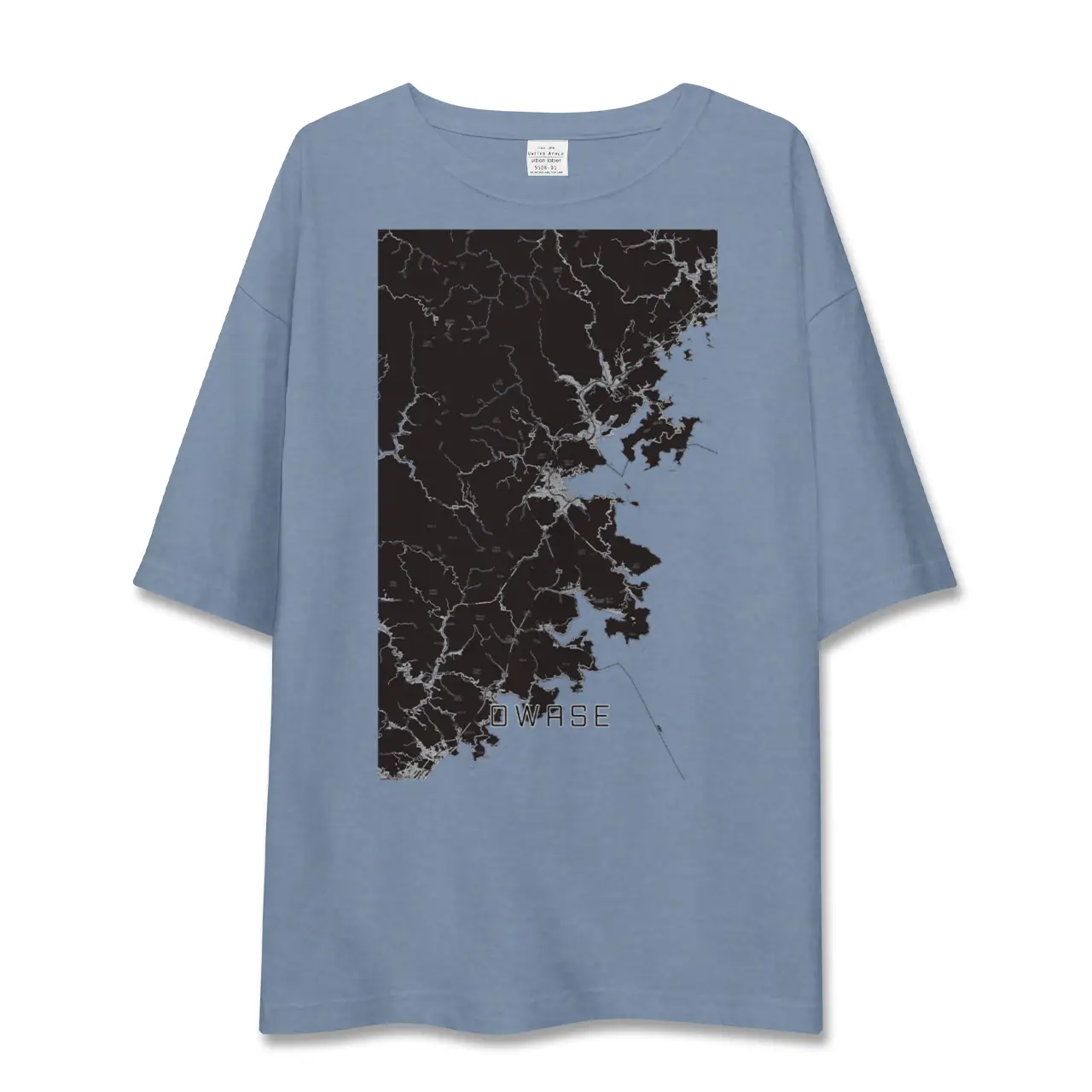 【尾鷲（三重県）】地図柄ビッグシルエットTシャツ