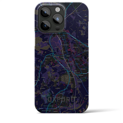 【オックスフォード（イギリス）】地図柄iPhoneケース（バックカバータイプ）