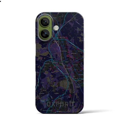 【オックスフォード（イギリス）】地図柄iPhoneケース（バックカバータイプ）