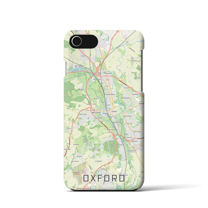 【オックスフォード（イギリス）】地図柄iPhoneケース（バックカバータイプ）