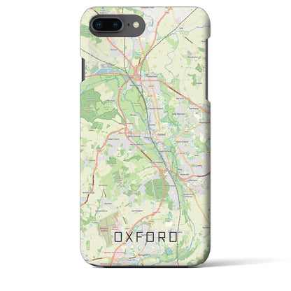 【オックスフォード（イギリス）】地図柄iPhoneケース（バックカバータイプ）
