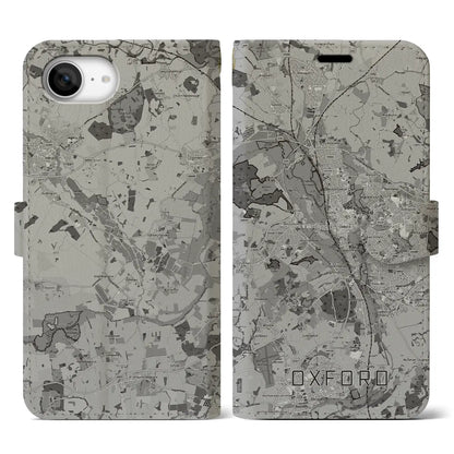 【オックスフォード（イギリス）】地図柄iPhoneケース（手帳タイプ）