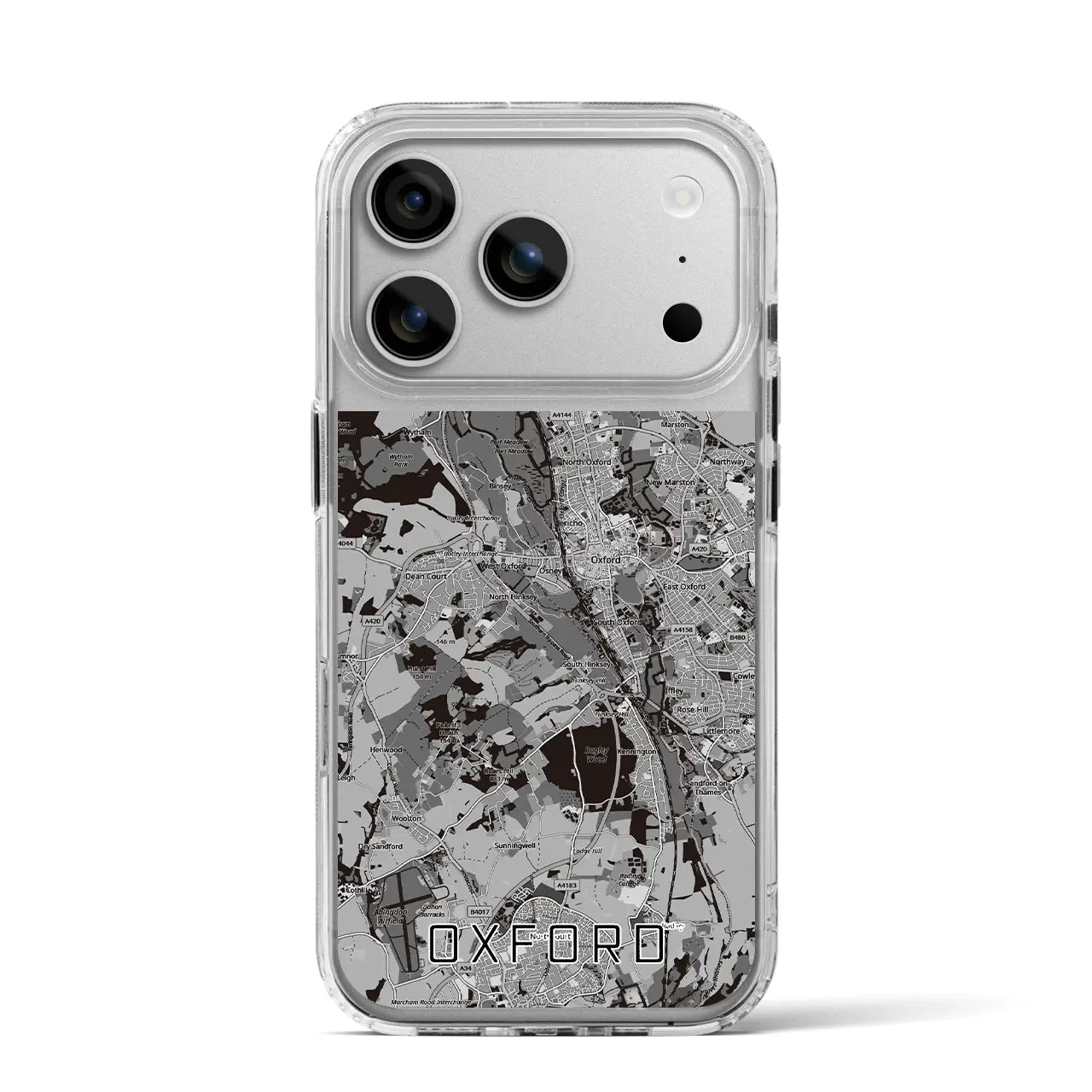【オックスフォード（イギリス）】地図柄iPhoneケース（MagSafeタイプ）