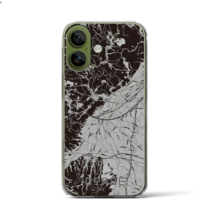 【小矢部（富山県）】地図柄iPhoneケース（クリアタイプ）
