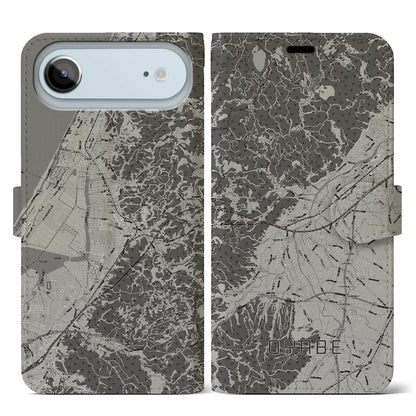 【小矢部（富山県）】地図柄iPhoneケース（手帳タイプ）