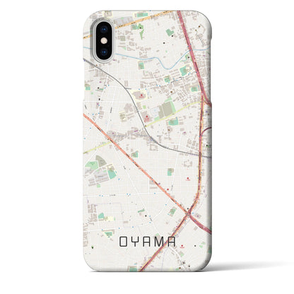 【大山（東京都）】地図柄iPhoneケース（バックカバータイプ）