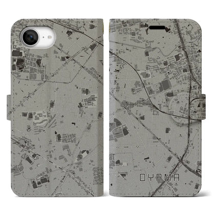 【大山（東京都）】地図柄iPhoneケース（手帳タイプ）