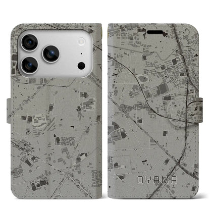 【大山（東京都）】地図柄iPhoneケース（手帳タイプ）