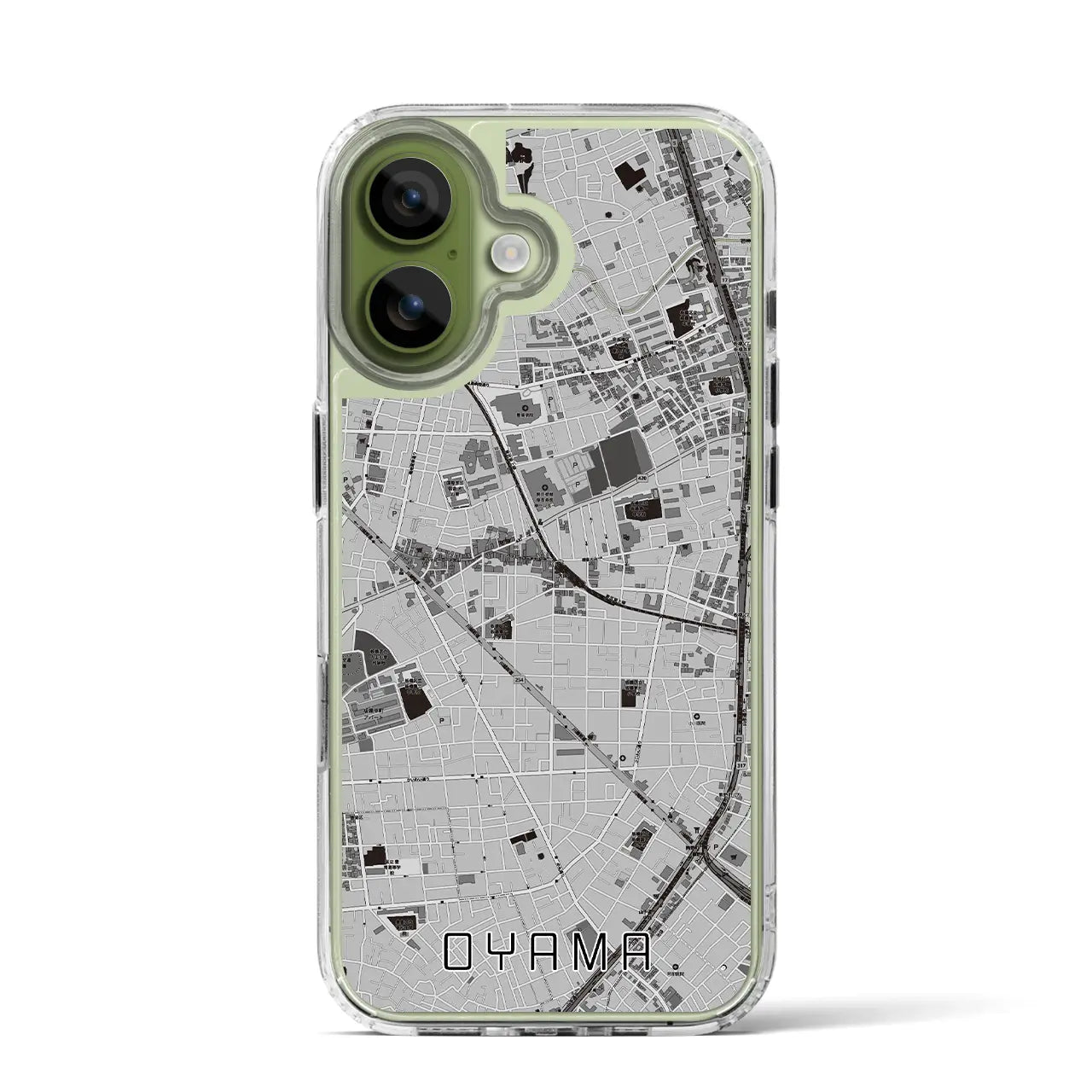 【大山（東京都）】地図柄iPhoneケース（MagSafeタイプ）