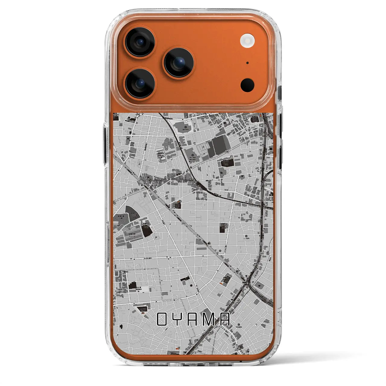 【大山（東京都）】地図柄iPhoneケース（MagSafeタイプ）