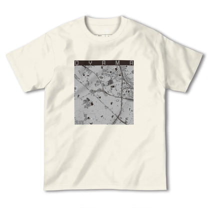 【大山（東京都）（東京都）】地図柄ヘビーウェイトTシャツ