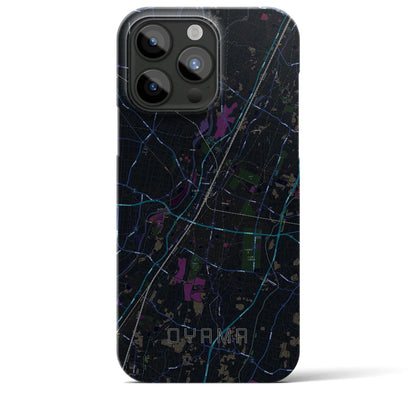 【小山（栃木県）】地図柄iPhoneケース（バックカバータイプ）