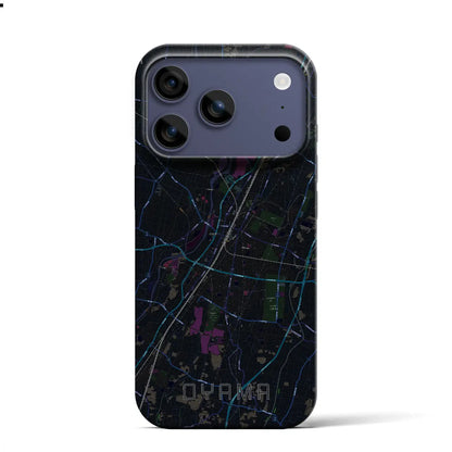 【小山（栃木県）】地図柄iPhoneケース（バックカバータイプ）