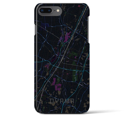 【小山（栃木県）】地図柄iPhoneケース（バックカバータイプ）