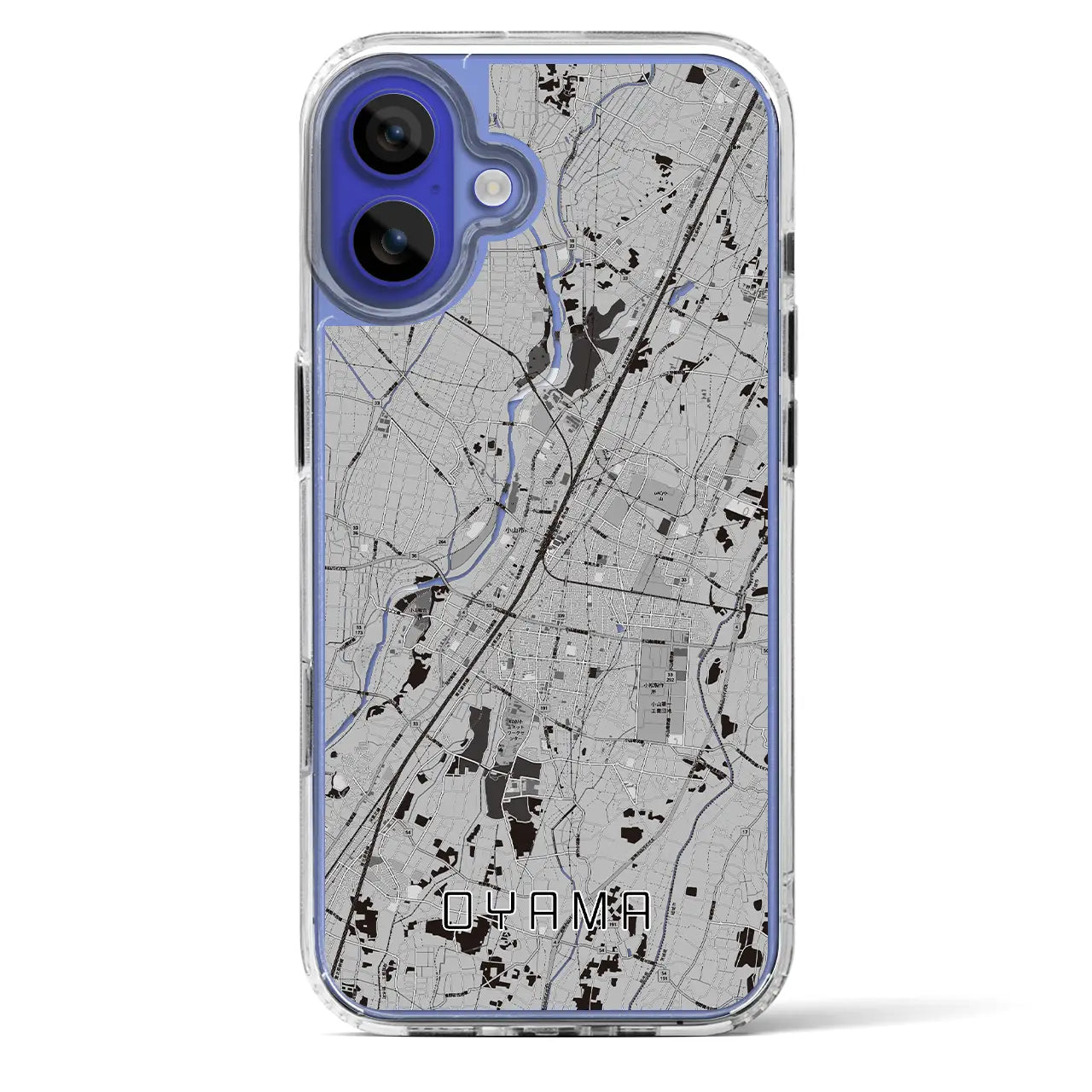 【小山（栃木県）】地図柄iPhoneケース（MagSafeタイプ）