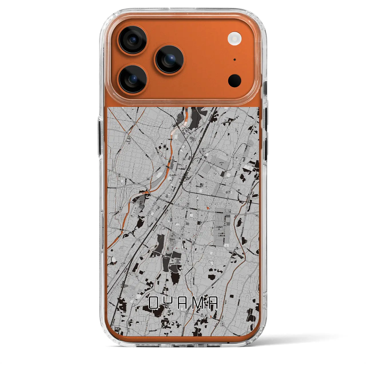 【小山（栃木県）】地図柄iPhoneケース（MagSafeタイプ）