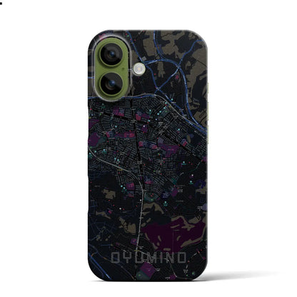 【おゆみ野（千葉県）】地図柄iPhoneケース（バックカバータイプ）