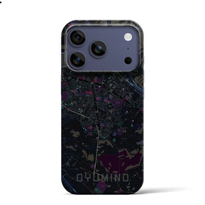 【おゆみ野（千葉県）】地図柄iPhoneケース（バックカバータイプ）