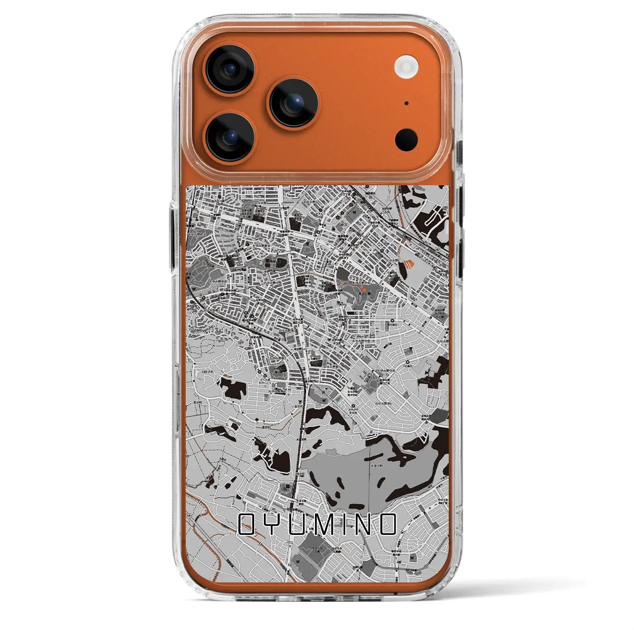 【おゆみ野（千葉県）】地図柄iPhoneケース（MagSafeタイプ）