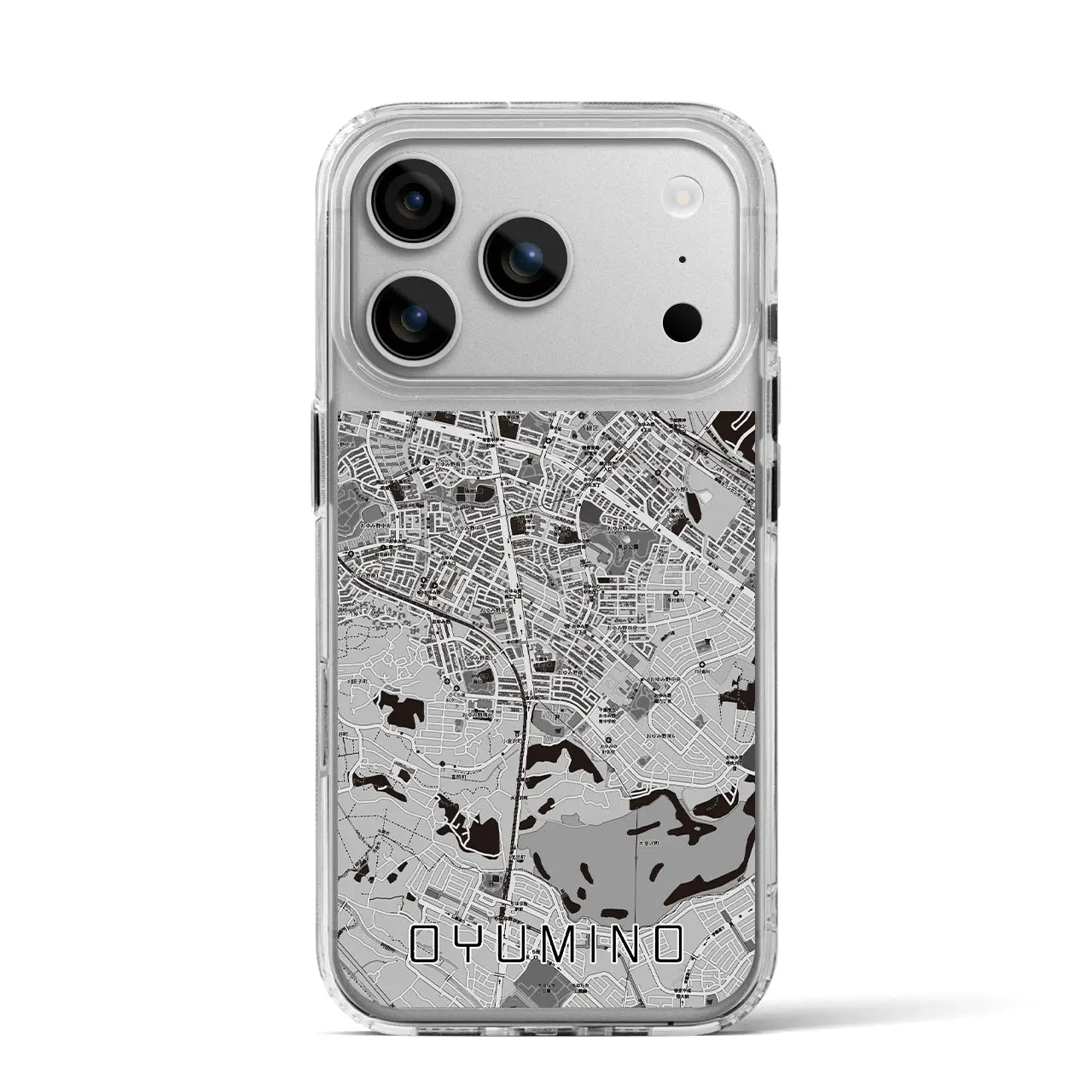 【おゆみ野（千葉県）】地図柄iPhoneケース（MagSafeタイプ）