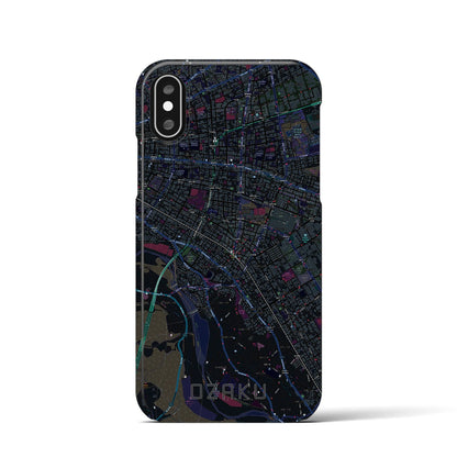 【小作（東京都）】地図柄iPhoneケース（バックカバータイプ）