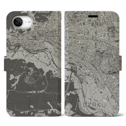 【小作（東京都）】地図柄iPhoneケース（手帳タイプ）