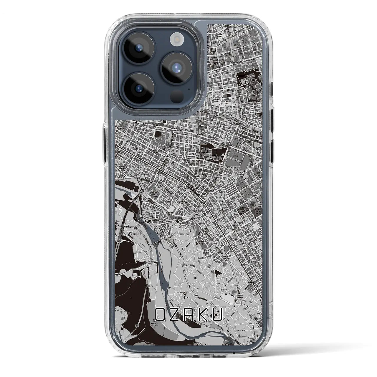 【小作（東京都）】地図柄iPhoneケース（MagSafeタイプ）