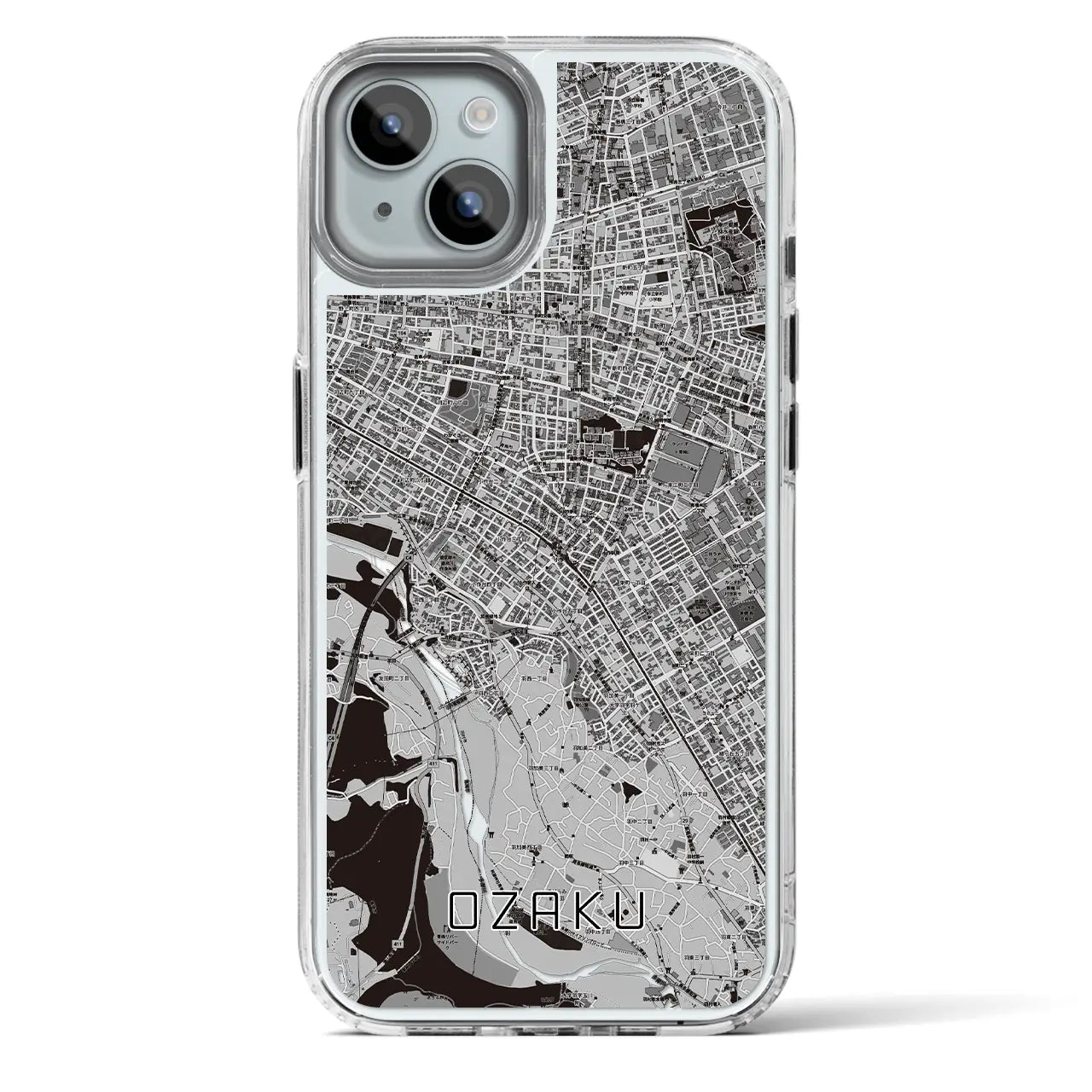 【小作（東京都）】地図柄iPhoneケース（MagSafeタイプ）