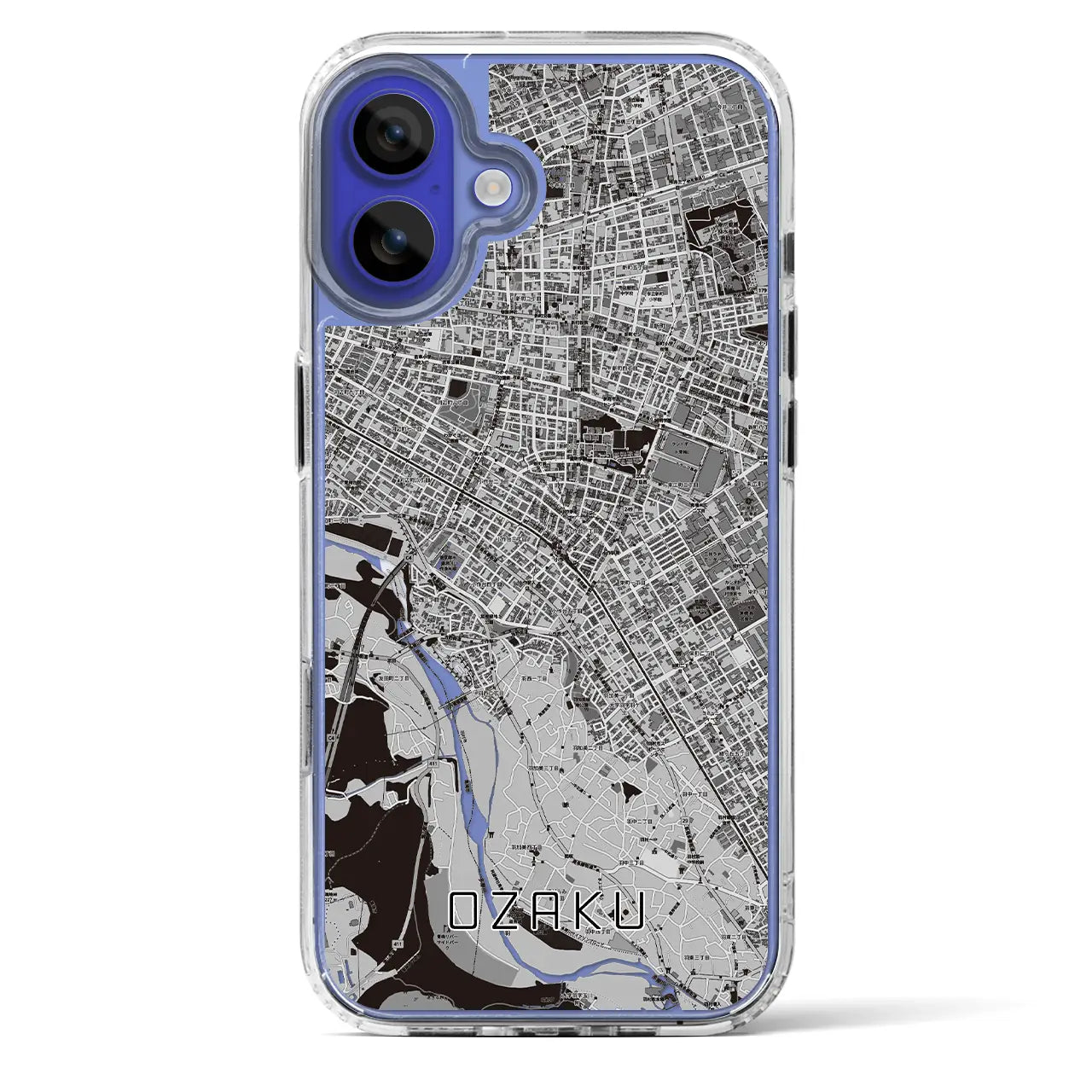 【小作（東京都）】地図柄iPhoneケース（MagSafeタイプ）