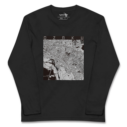 【小作（東京都）】地図柄ロングスリーブTシャツ