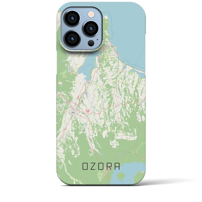 【大空（北海道）】地図柄iPhoneケース（バックカバータイプ）