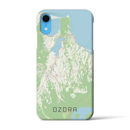 【大空（北海道）】地図柄iPhoneケース（バックカバータイプ）