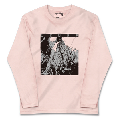 【大空（北海道）】地図柄ロングスリーブTシャツ