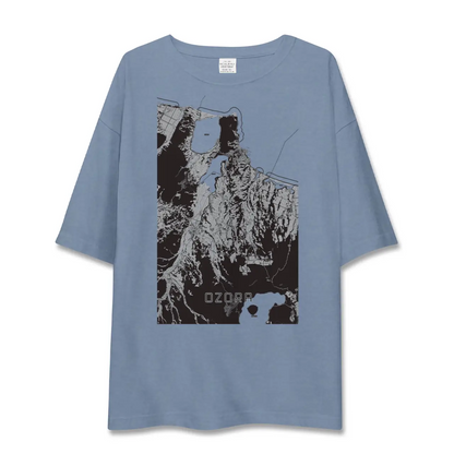 【大空（北海道）】地図柄ビッグシルエットTシャツ