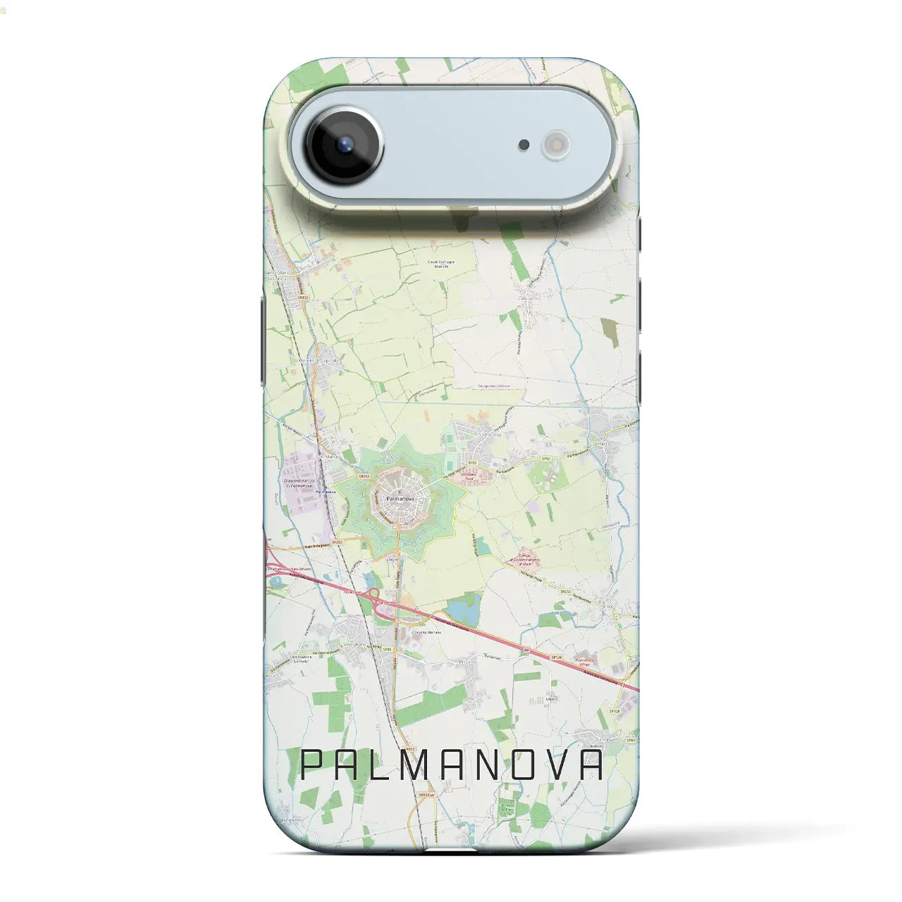 【パルマノーヴァ（イタリア）】地図柄iPhoneケース（バックカバータイプ）