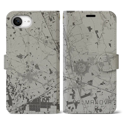 【パルマノーヴァ（イタリア）】地図柄iPhoneケース（手帳タイプ）