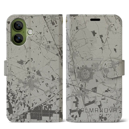 【パルマノーヴァ（イタリア）】地図柄iPhoneケース（手帳タイプ）