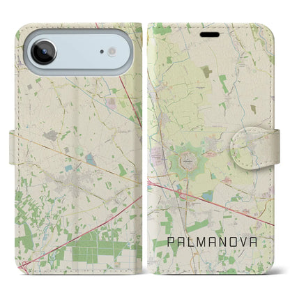 【パルマノーヴァ（イタリア）】地図柄iPhoneケース（手帳タイプ）